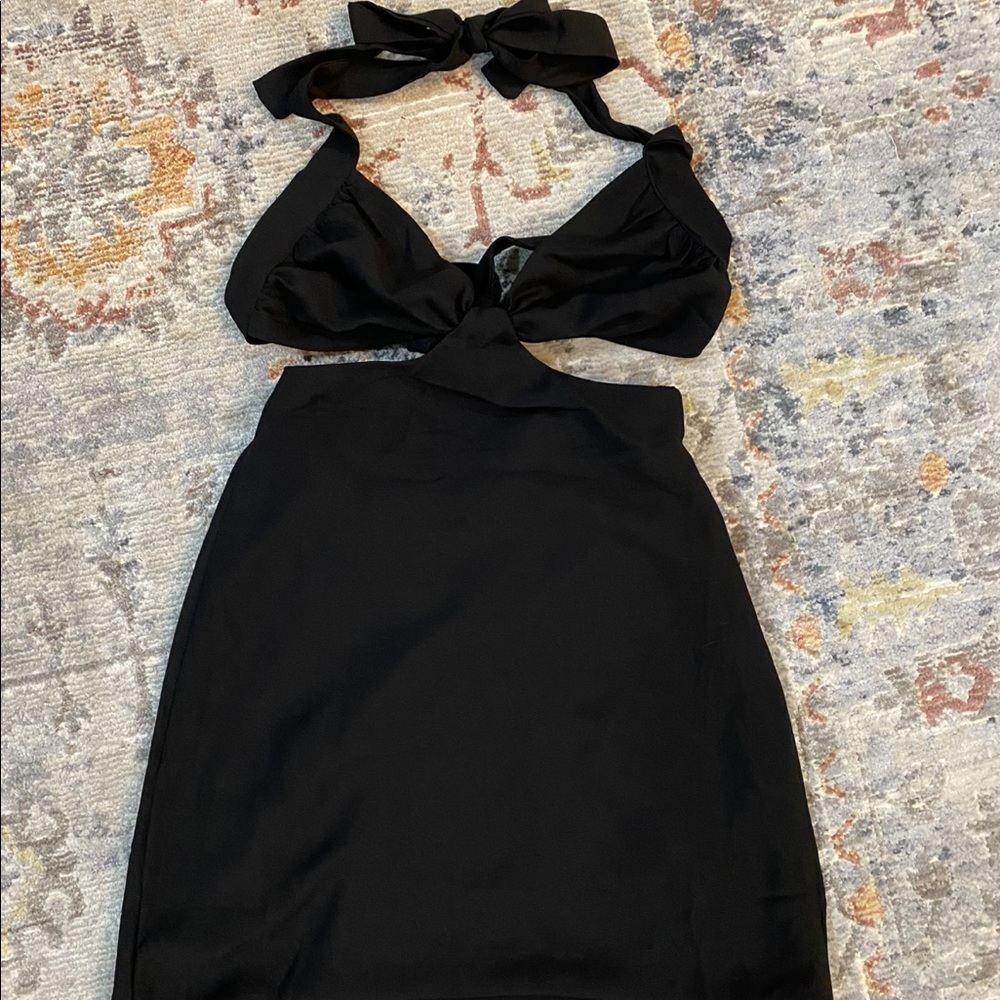 Black WhiteFox Dress
